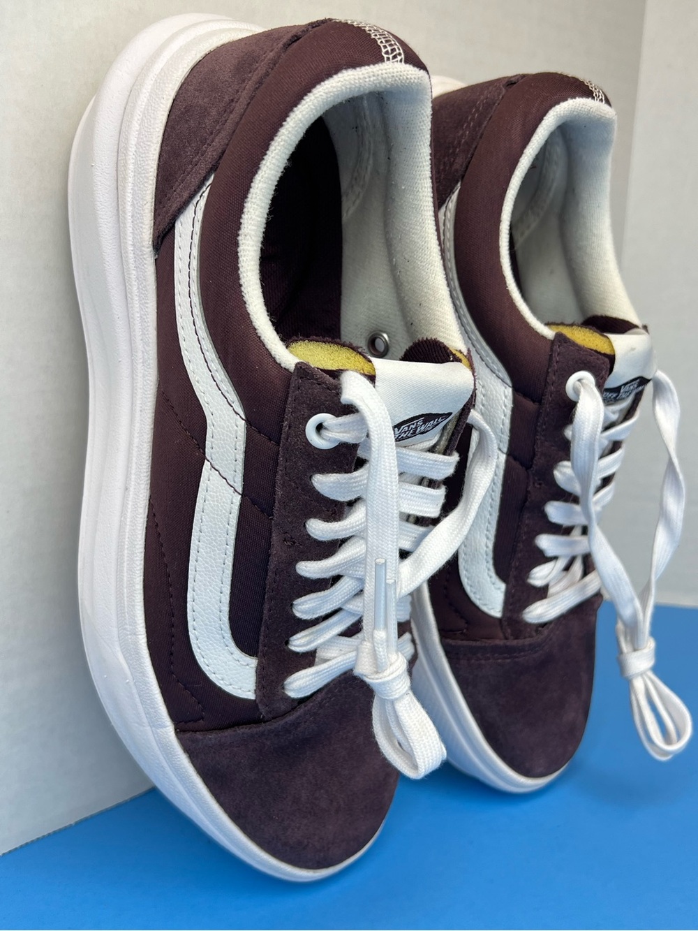Vans Old Skool Overt CC Platform Sneaker Womens 9 Color:Wine Tasting LKNW! - Picture 13 of 15